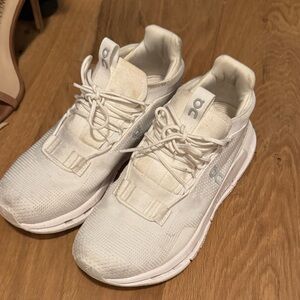 On Running Womens All-White Athletic Shoes